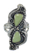 Sterling Silver Southwest Turquoise Ring Size 6-3/4 RX62958